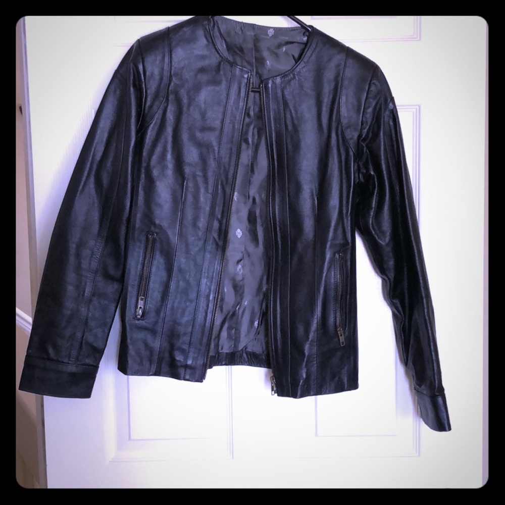 Leather jacket